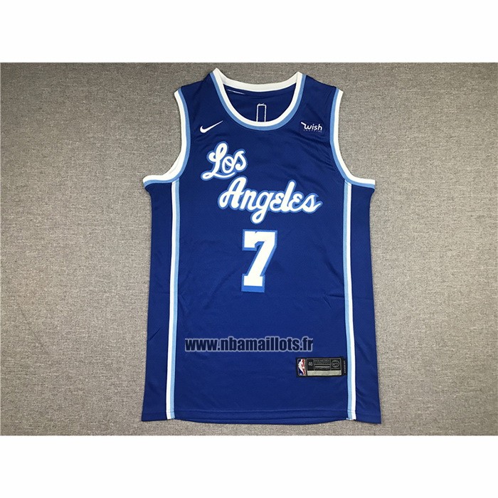Maillot Los Angeles Lakers Carmelo Anthony NO 7 Classic 2021 Bleu